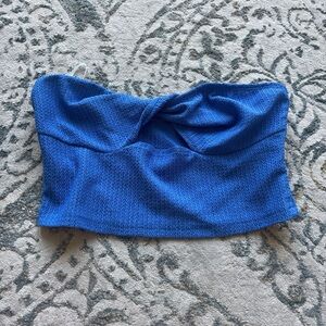 SHEIN Royal Blue Textured Knit Top